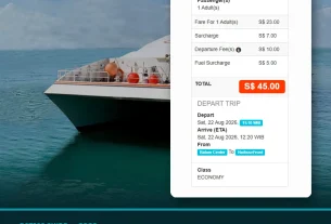 harga tiket ferry batam singapura