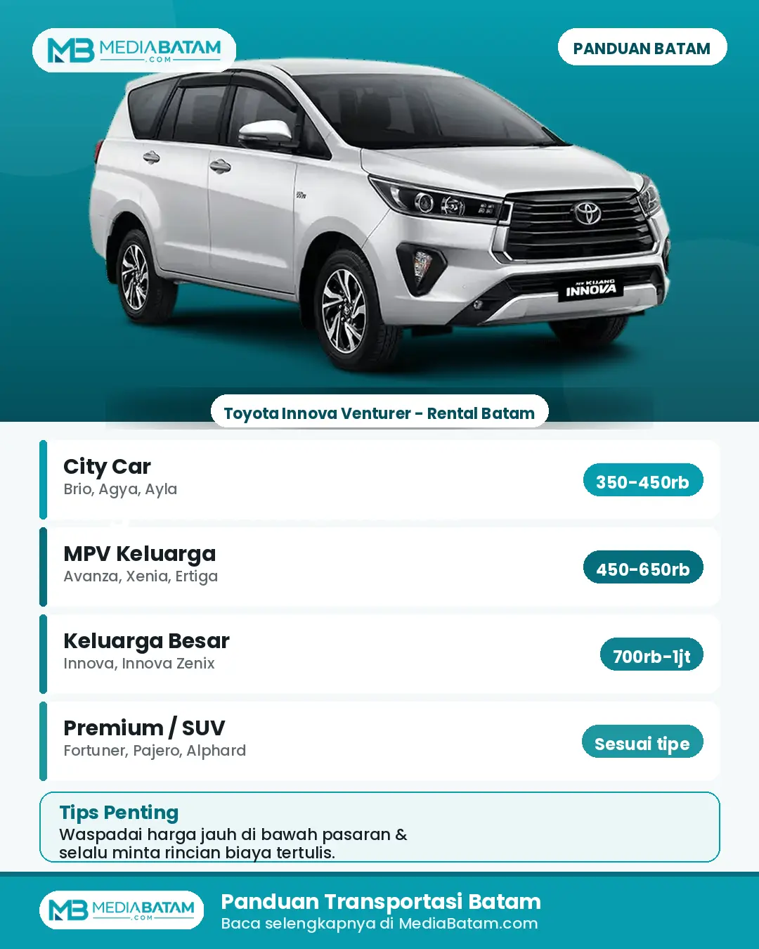 rental mobil batam