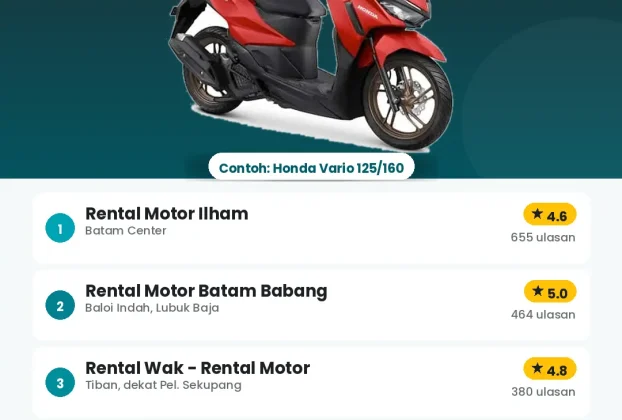 sewa motor batam